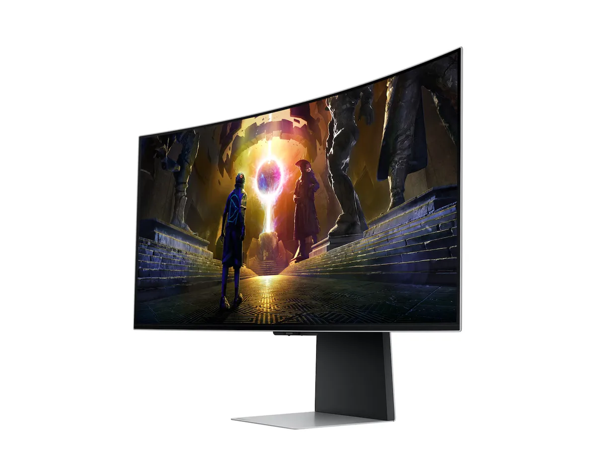 Монітор Samsung OLED 34" 3440x1440 Срібний
