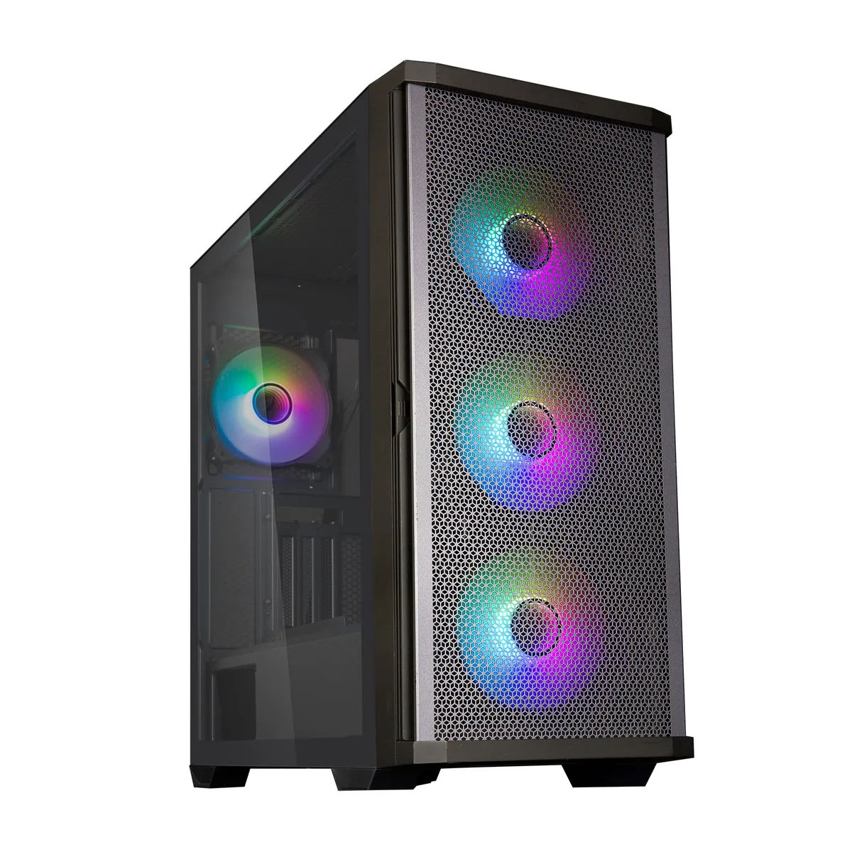 Корпус Zalman Z10 Duo без БЖ, 2xUSB3.0, 1xUSB Type-C, 4x120мм ARGB, VGA 395мм, LCS ready, TG Side Panel, EATX, чорний
