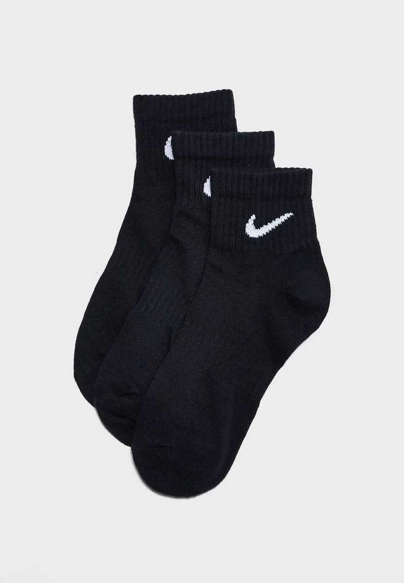 Шкарпетки NIKE бавовна 42-46 чорний 3 пари