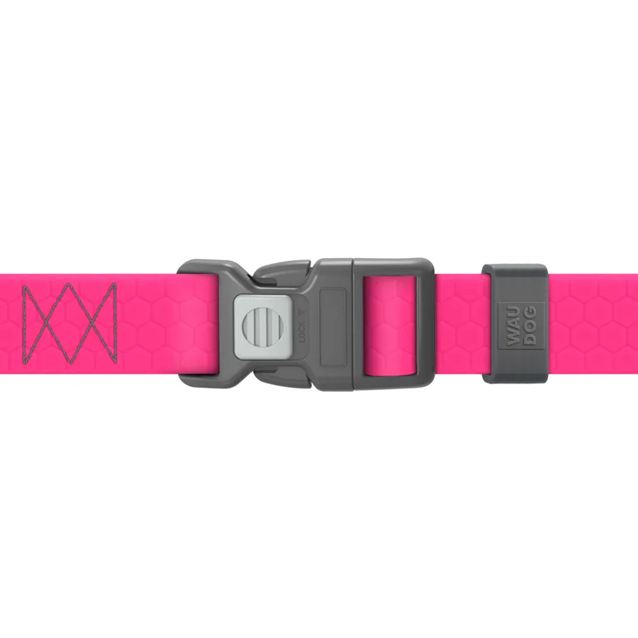 Шлея анатомічна WAUDOG Waterproof Н-подібна 40 мм x 60-98 см x 69-110 см Collartex рожевий