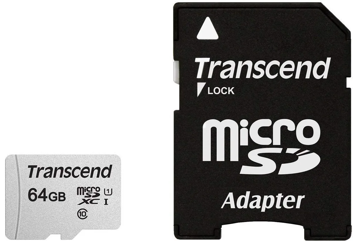 Карта пам'яті Transcend microSD   64GB C10 UHS-I U1 High Endurance (85TB)