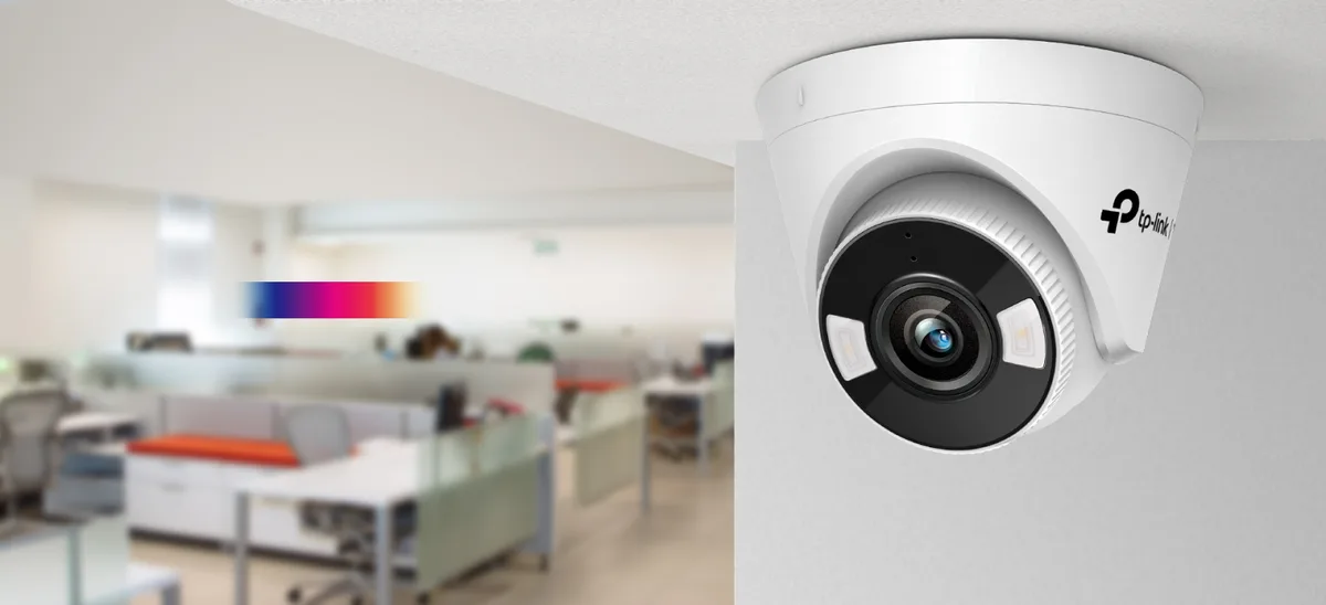 IP-Камера TP-LINK VIGI C440-4, PoE, 4Мп, 4 мм, H265+, IP66, Turret, кольорове нічне бачення, внутрішня