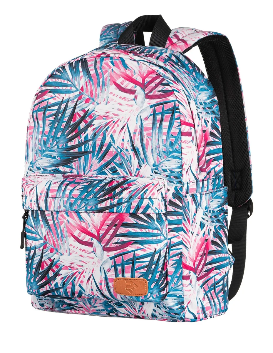 Рюкзак 2Е, TeensPack Palms, розовый