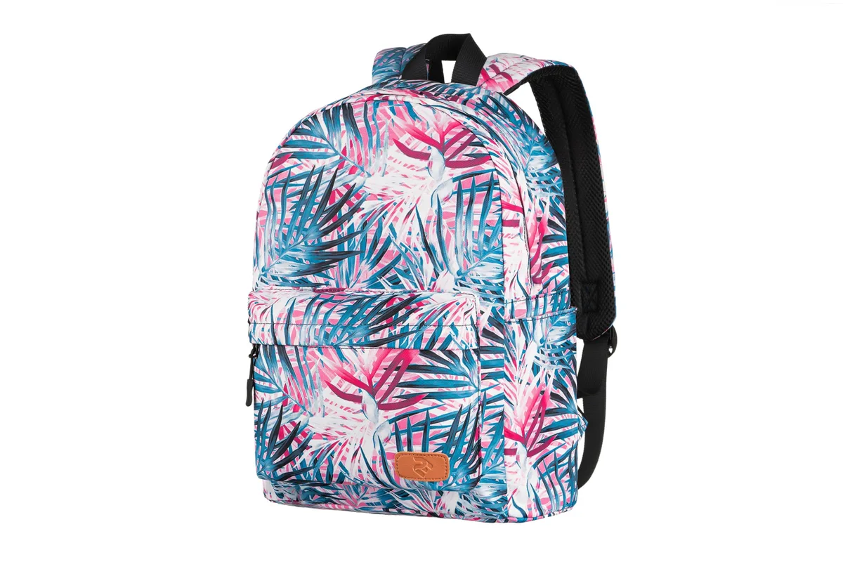 Рюкзак 2Е, TeensPack Palms, розовый