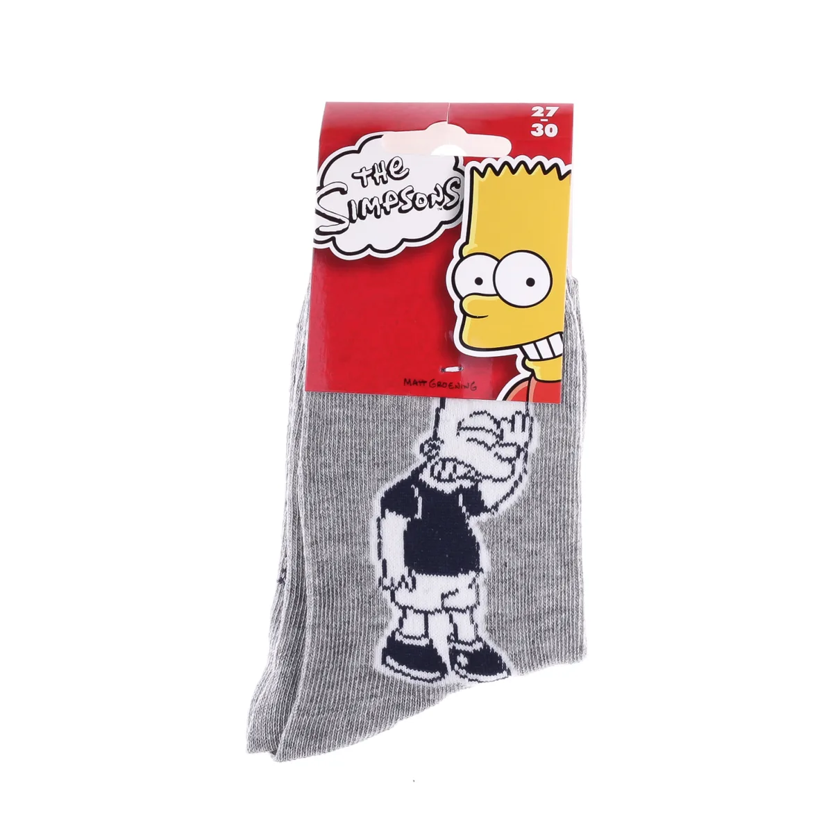 Шкарпетки SIMPSON бавовна 27-30 сірі дитячі