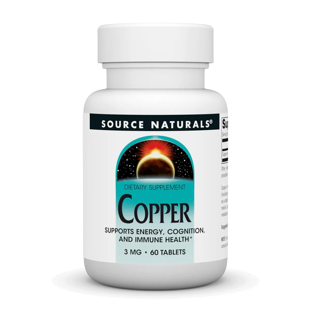 Мідь 3 мг Source Naturals 60 капсул