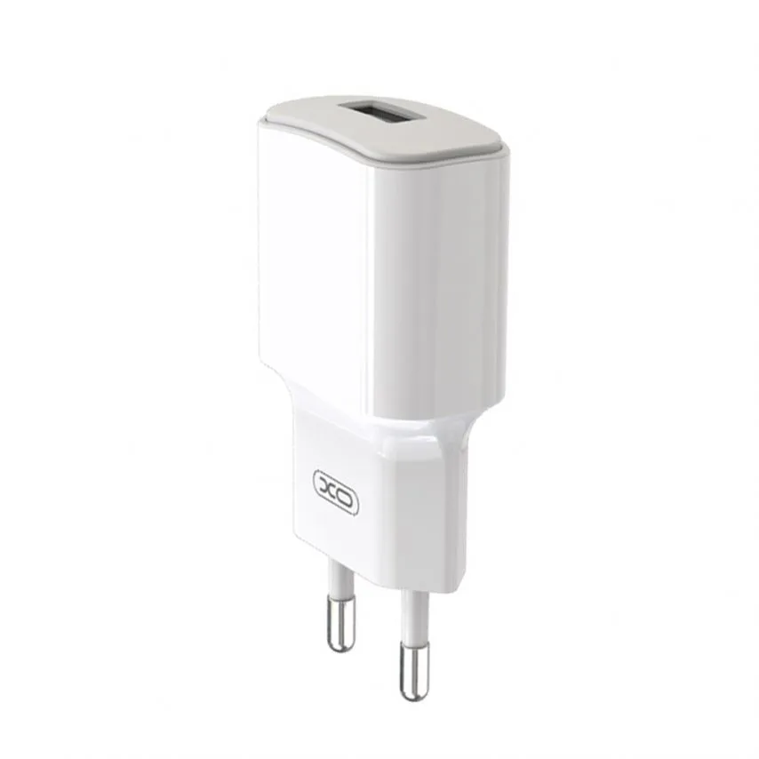 Сетевое зарядное устройство XO 1USB 2,4A 12W белое