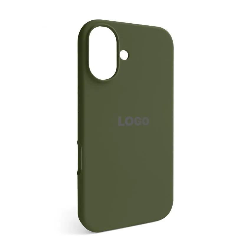 Чохол Silicone Case для Apple iPhone силіконовий 16 зелений