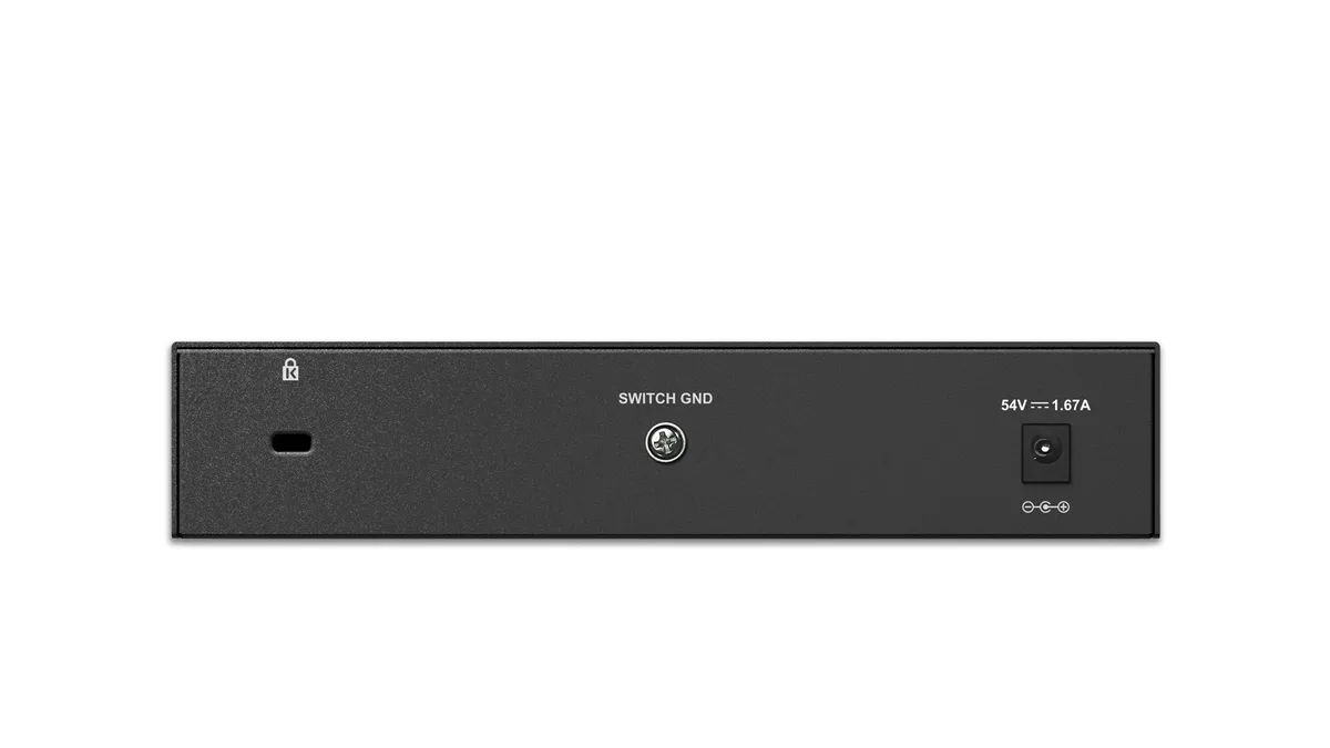 Комутатор D-Link DGS-1008P, 8xGE (4xGE PoE, 4xGE), 68W