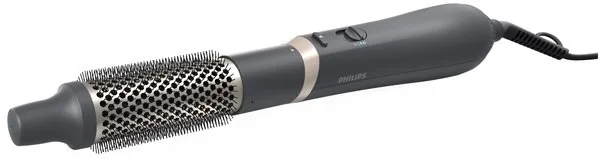 Фен-щітка Philips 3000 Series, 800 Вт, 3 налаштування, холодний обдув, керамічне покриття, сірого кольору.
