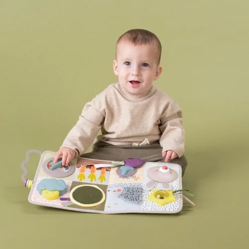 Розвиваючий центр для ліжка Taf Toys Дізнайся світ іграшка для малюків з музикою та дзеркалом для розвитку