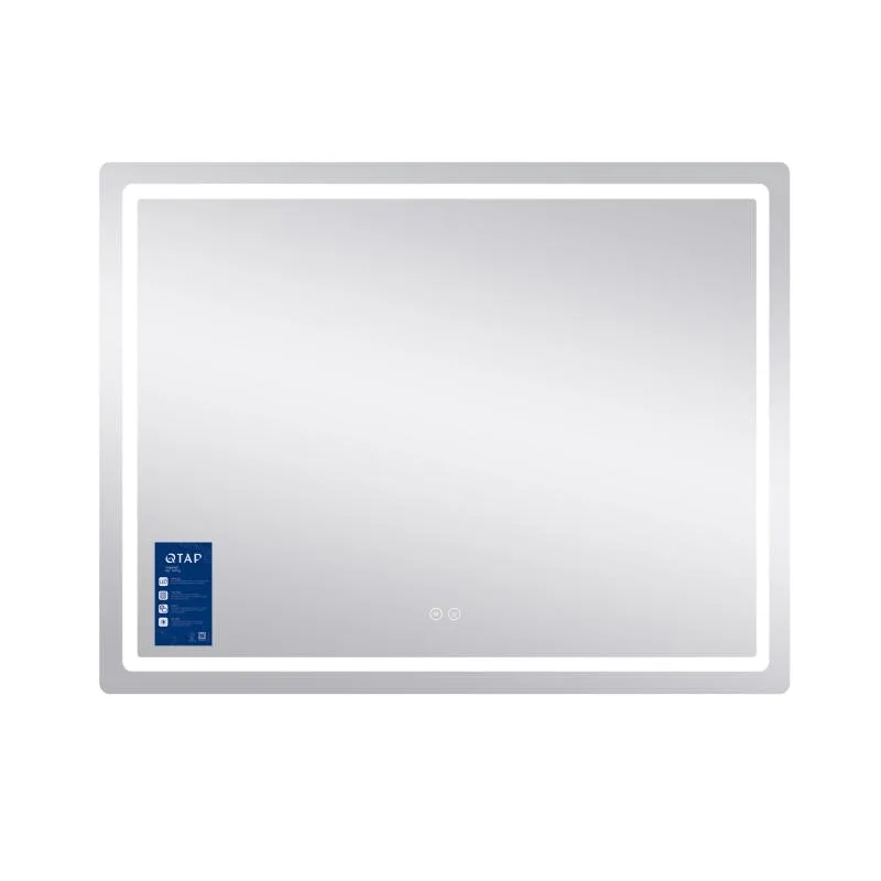 Дзеркало Qtap Mideya MI1 LED-підсвічування Touch антизапотівання 1200x800 мм Алюмій/Пластик