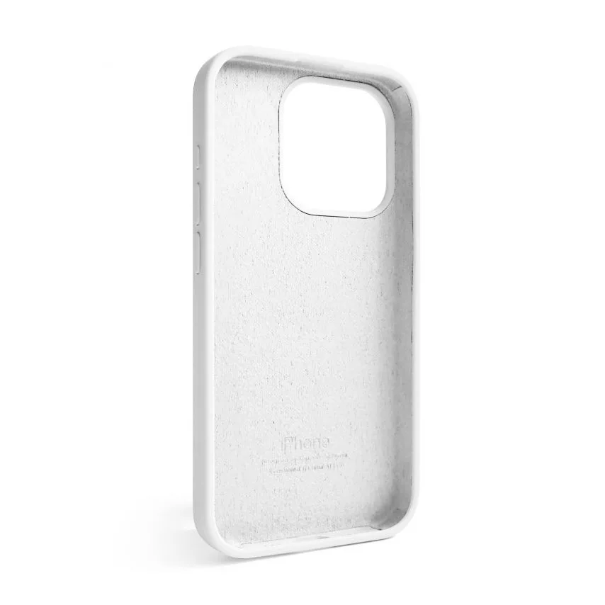 Чохол Silicone Case для Apple iPhone 15 Pro силіконовий білий