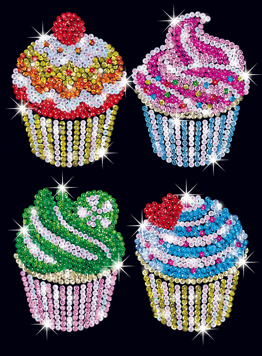 Набір для творчості Sequin Art Blue Кекси 25*34см