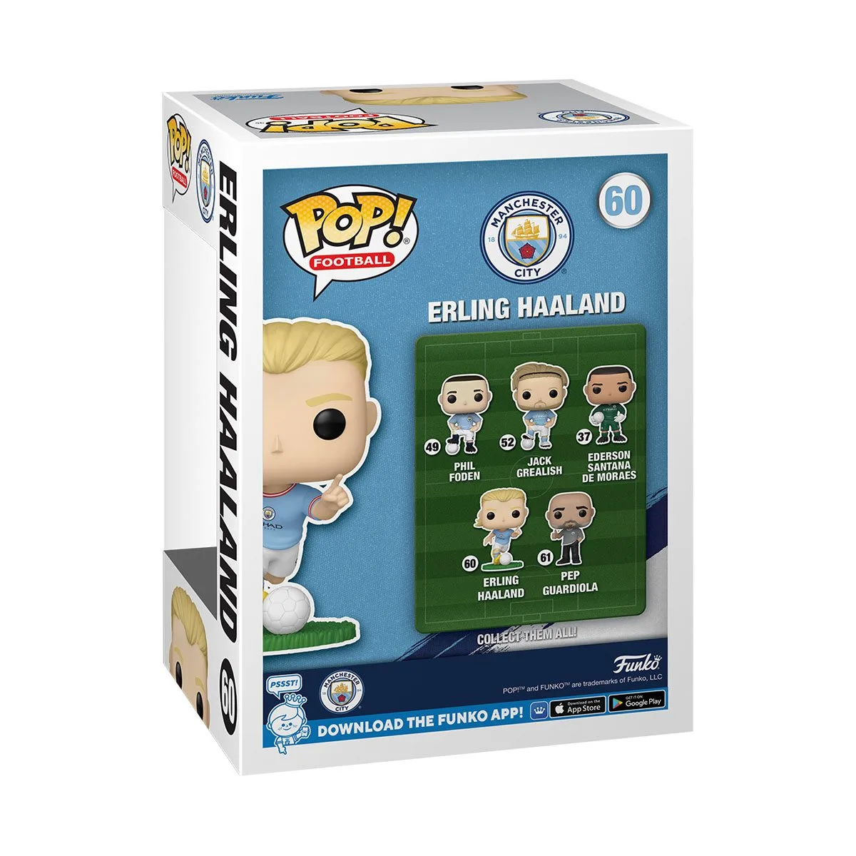 Фигурка Funko POP Футбол: FC Manchester City - Эрлинг Холанд