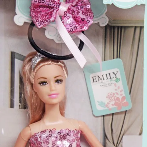 Лялька Emily з нарядом MIC для дівчаток 28 см з спідницею та топом
