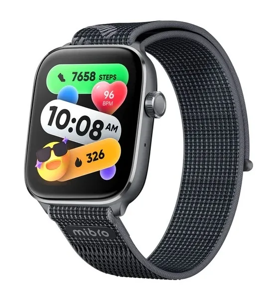 Смарт-годинник Mibro AMOLED 1.75" чорний 5ATM Bluetooth 5.3 GPS