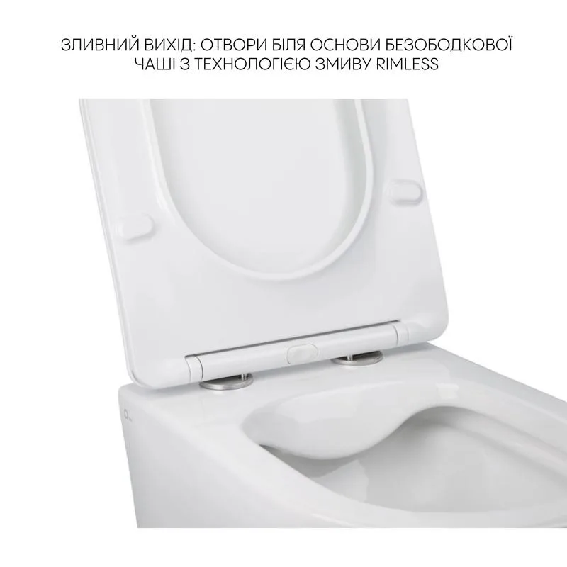 Комплект унітаз Rimless + біде Qtap Jay кераміка білий 28 кг + 24,55 кг