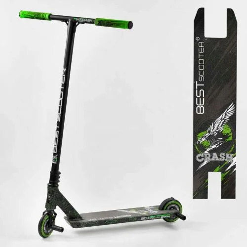 Труковий самокат Best Scooter CRASH HIC-система алюмінієвий диск колеса 110 мм для дітей та підлітків.