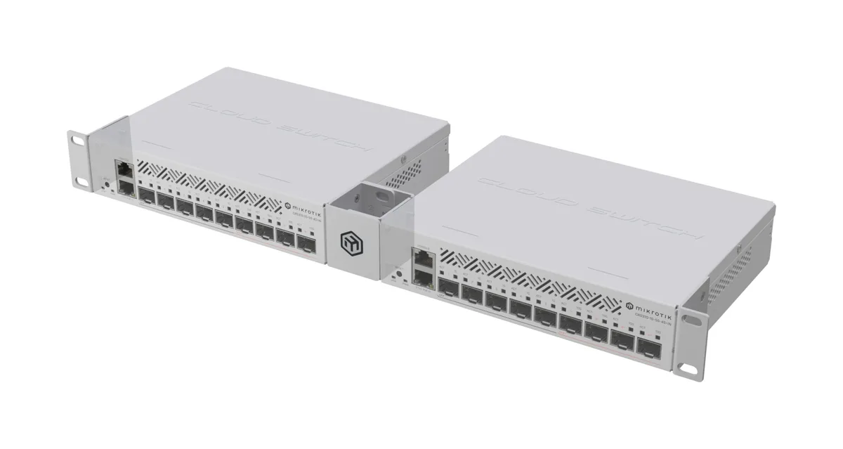 Набір для монтажу у стійку MikroTik RMK-2/10