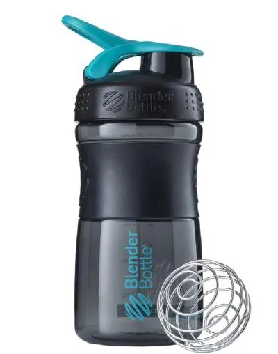 Шейкер спортивний BlenderBottle Tritan 590 мл Чорний/Теал