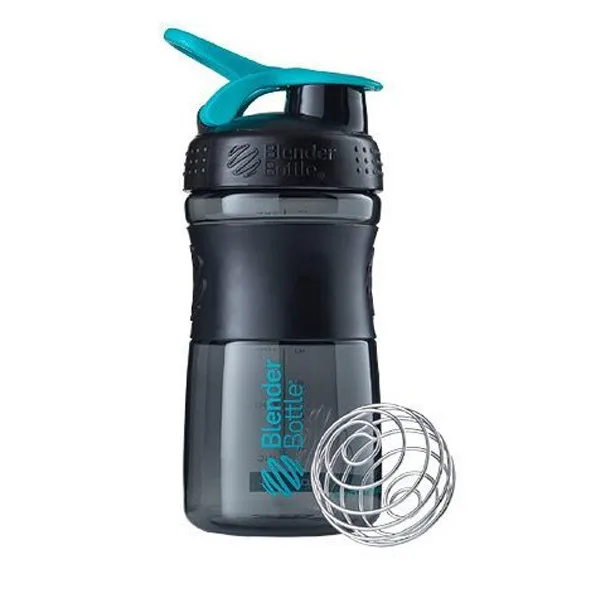Шейкер спортивний BlenderBottle Tritan 590 мл Чорний/Теал