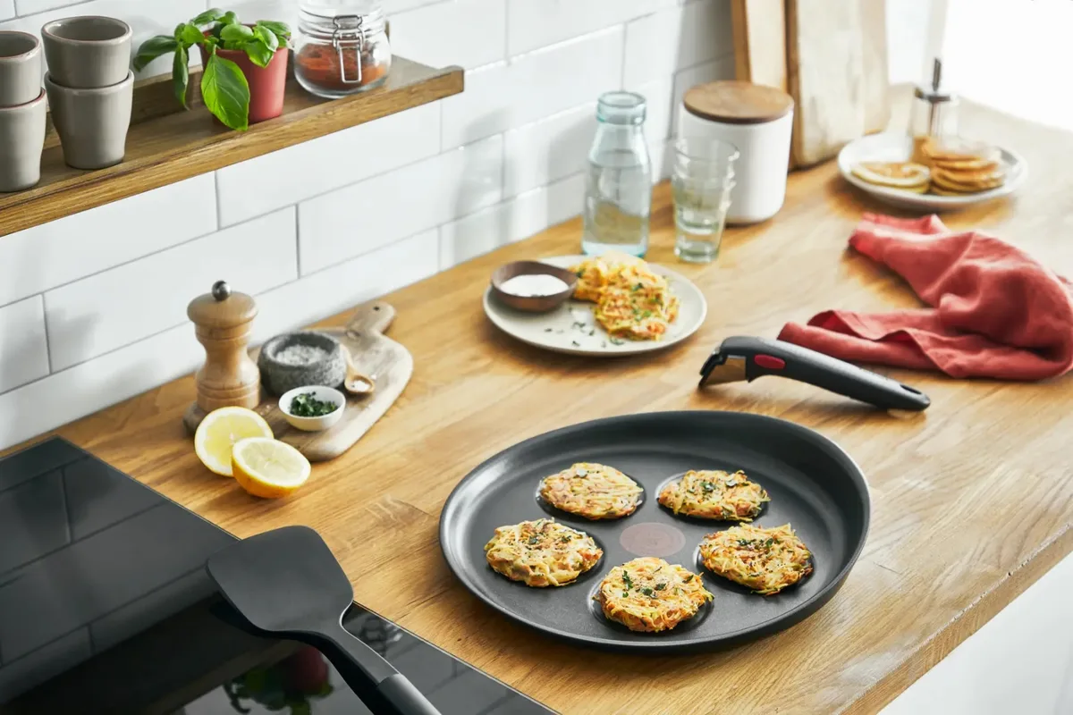 Сковорода Tefal Ingenio Unlimited 27 см литий алюміній для оладок