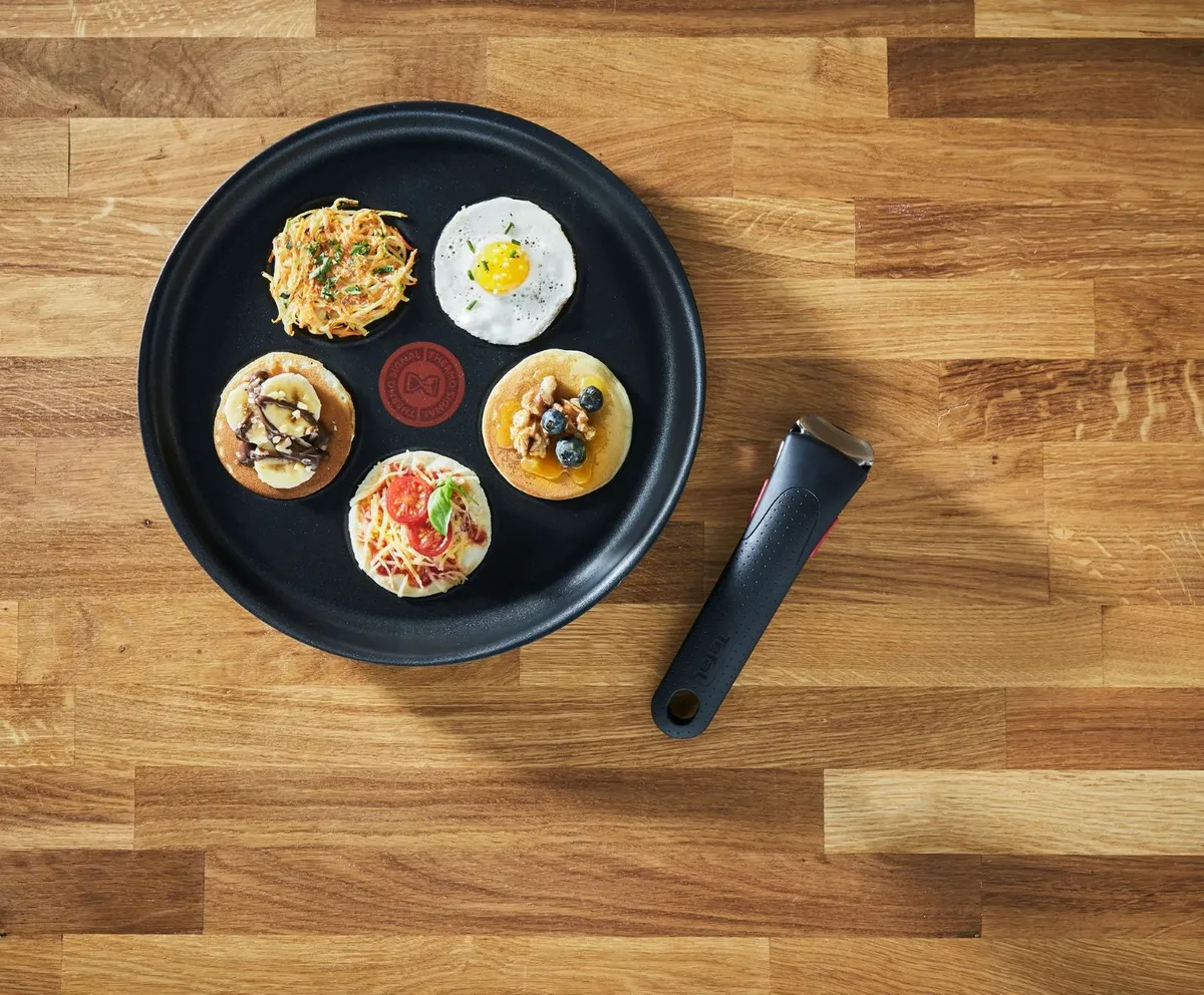 Сковорода Tefal Ingenio Unlimited 27 см литий алюміній для оладок