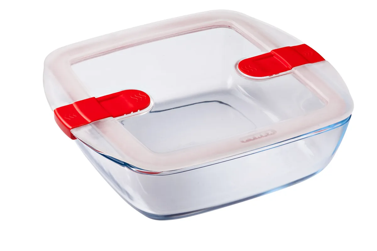 Форма PYREX жаростійке скло квадратна 25х22х7 см прозора