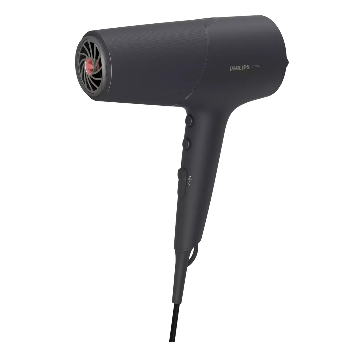 Фен Philips 5000 Series, 2100 Вт, 3 скорости, ионизация, холодный обдув, графитовый
