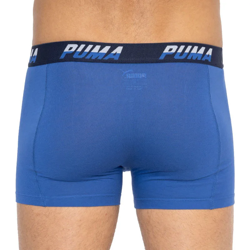 Труси-боксери Puma 95% бавовна XL синій білий 2 пари