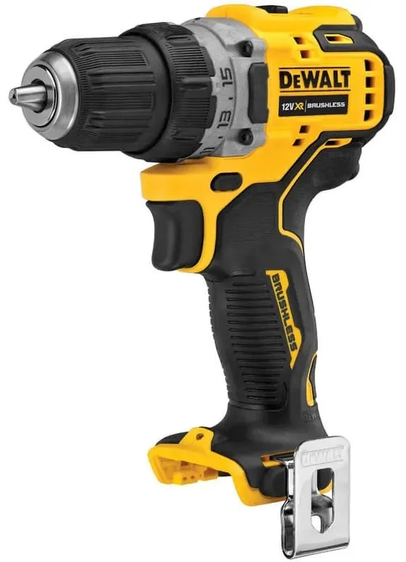 Акумуляторна дриль-шурупокрут DeWalt XR Li-Ion 12В 57.5Нм 425-1500об/хв з патроном 10мм, вага 0.9кг (без батареї та зарядного прис