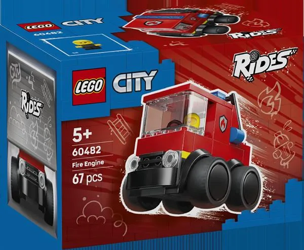 Конструктор LEGO Пожежна машина 67 деталей для дітей 5 років