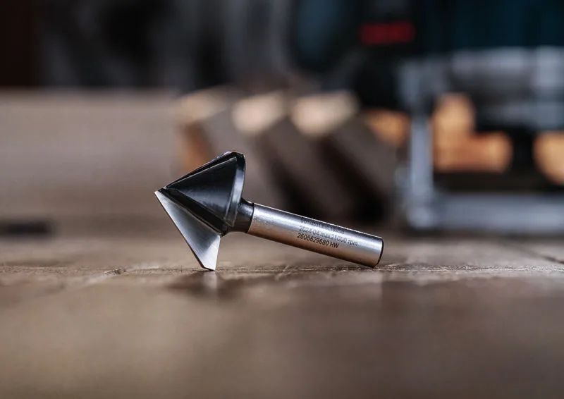 Фреза V-подібна Bosch твердосплавна 11 мм 60°