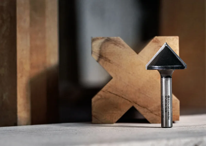 Фреза V-подібна Bosch твердосплавна 11 мм 60°