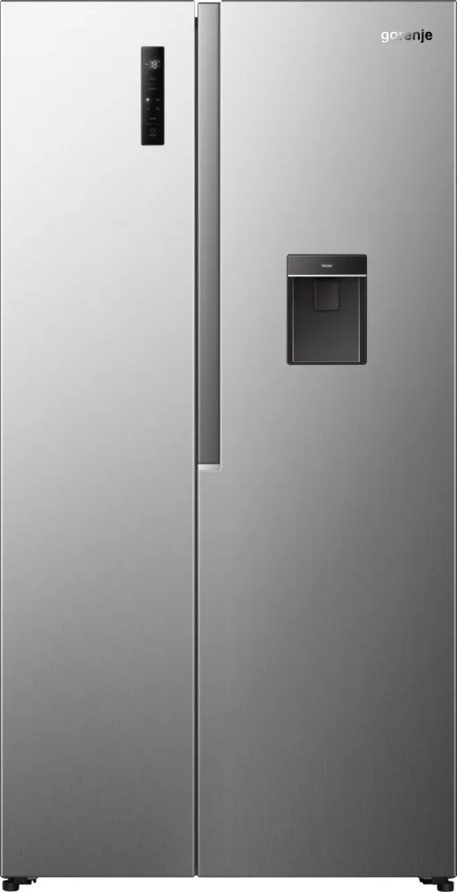 Холодильник Gorenje SBS 179х62х91 см 344 л сірий з диспенсером води Інверторний NoFrost+