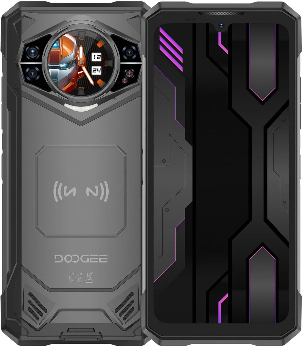Смартфон Doogee 5G IPS LCD 6,72" 12ГБ 512ГБ чорний 10100мА·год