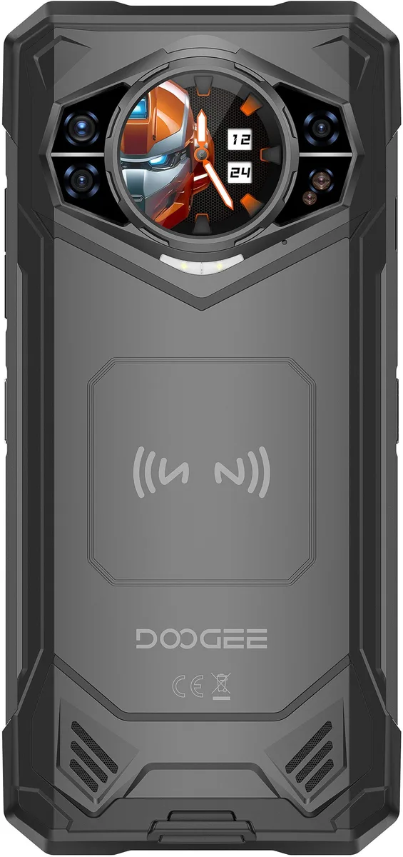Смартфон Doogee 5G IPS LCD 6,72" 12ГБ 512ГБ чорний 10100мА·год