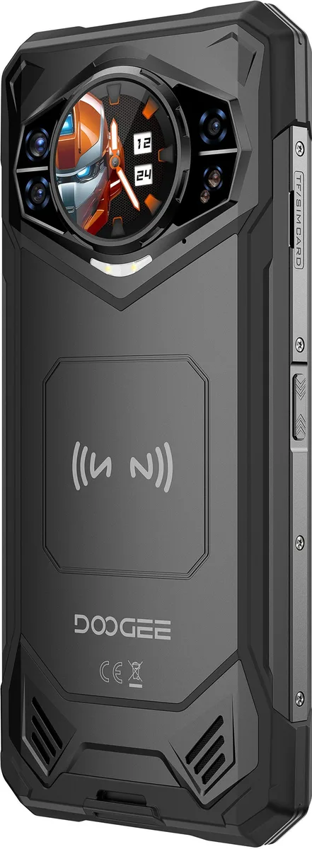 Смартфон Doogee 5G IPS LCD 6,72" 12ГБ 512ГБ чорний 10100мА·год