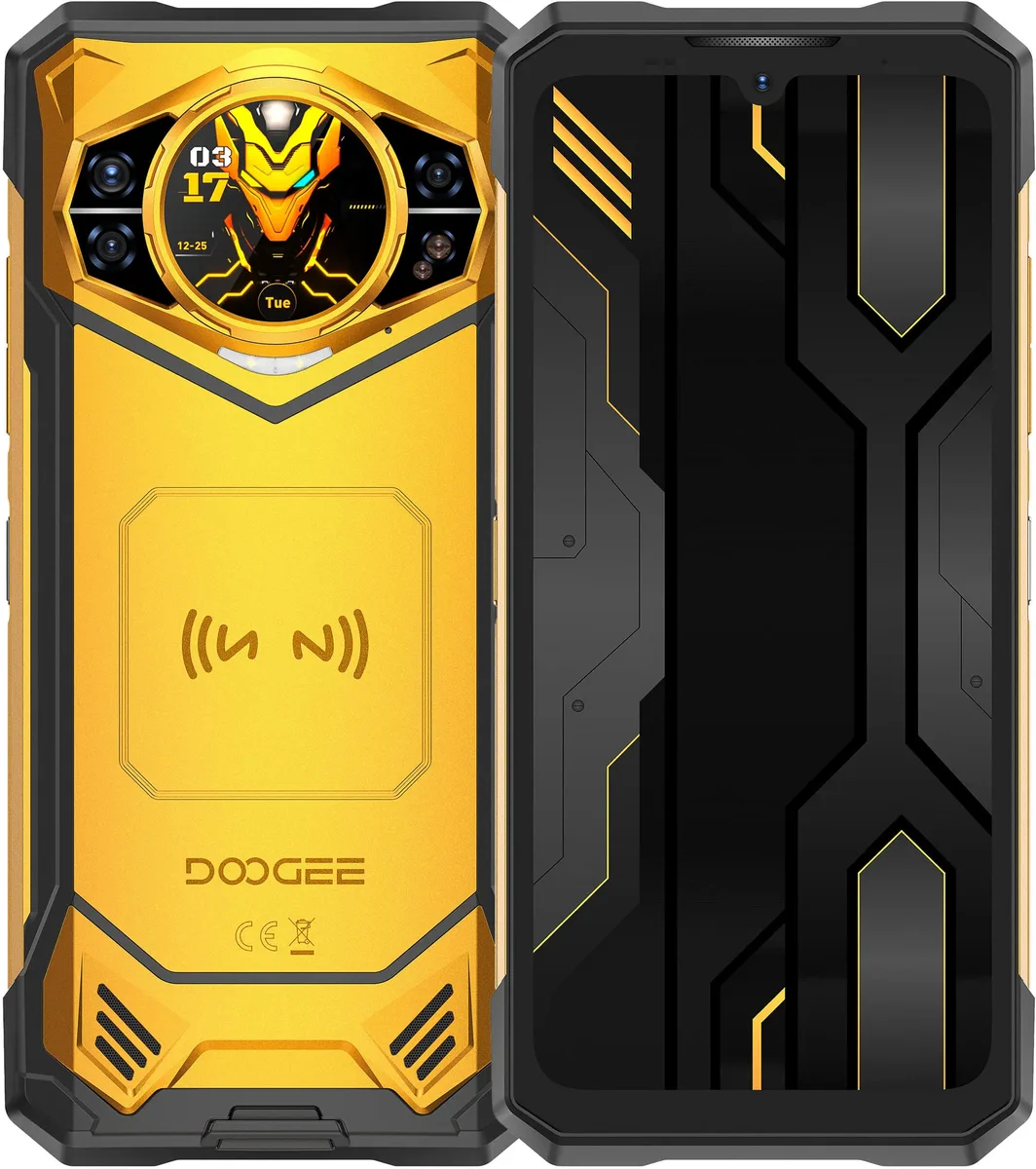 Смартфон Doogee 6,72" 12ГБ 512ГБ 5G жовтий 10100мА·год IP68
