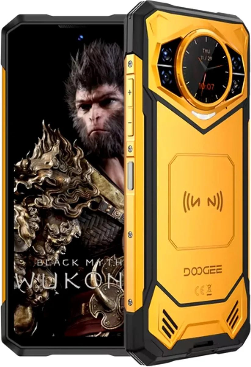 Смартфон Doogee 6,72" 12ГБ 512ГБ 5G жовтий 10100мА·год IP68