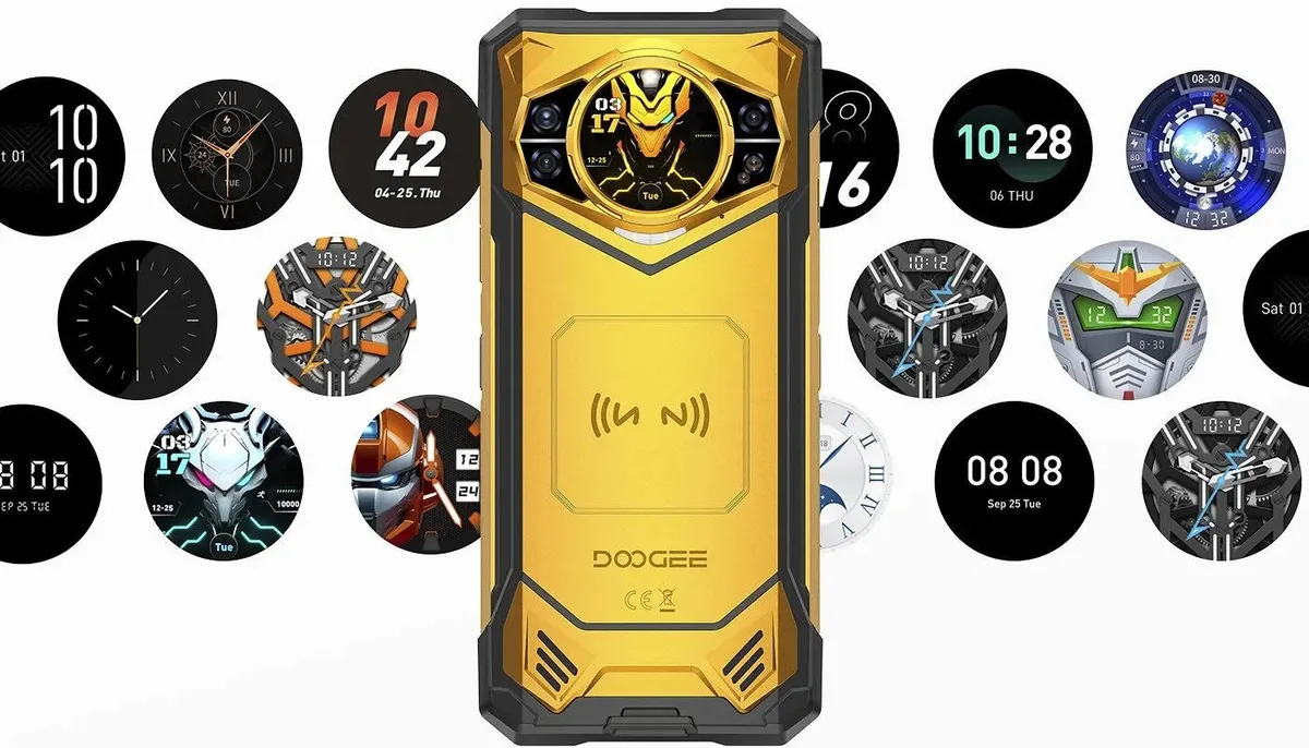 Смартфон Doogee 6,72" 12ГБ 512ГБ 5G жовтий 10100мА·год IP68