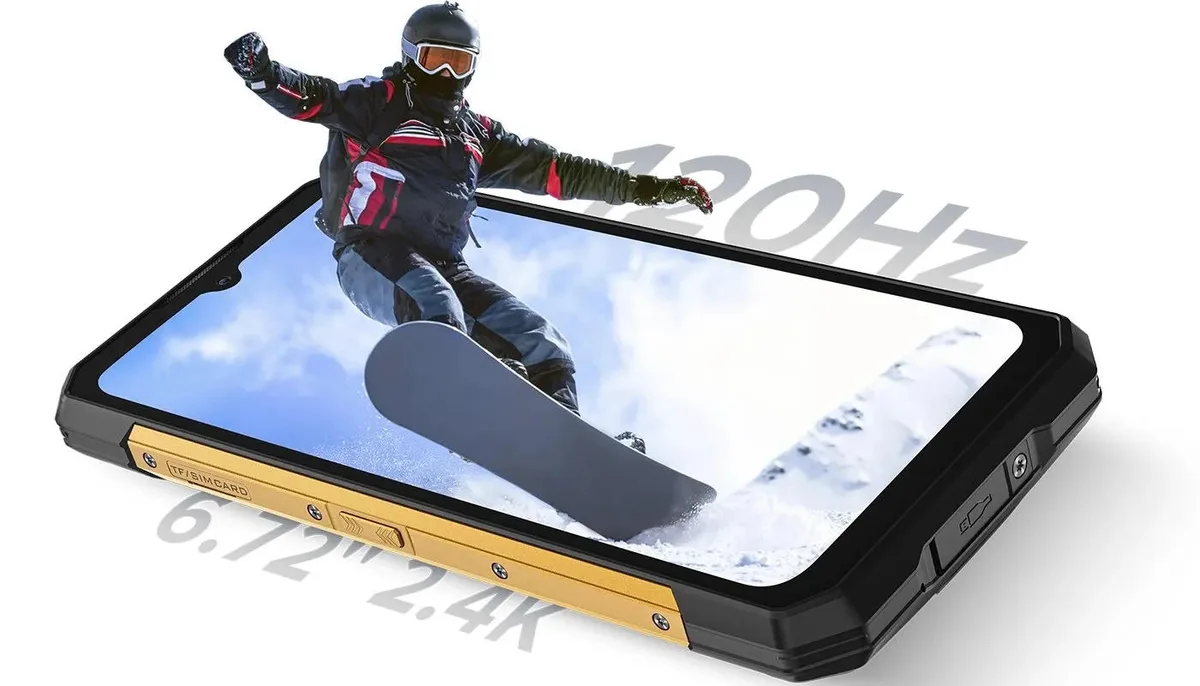 Смартфон Doogee 6,72" 12ГБ 512ГБ 5G жовтий 10100мА·год IP68