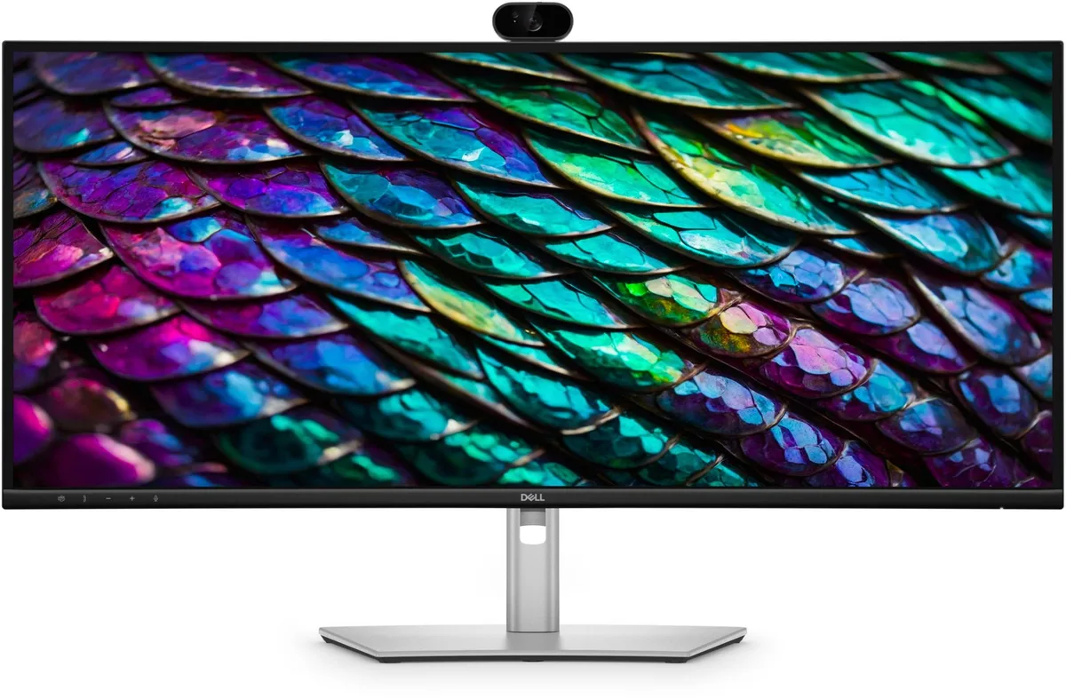 Монітор DELL IPS 34 дюйми UW-QHD вигнутий 3440x1440 чорний