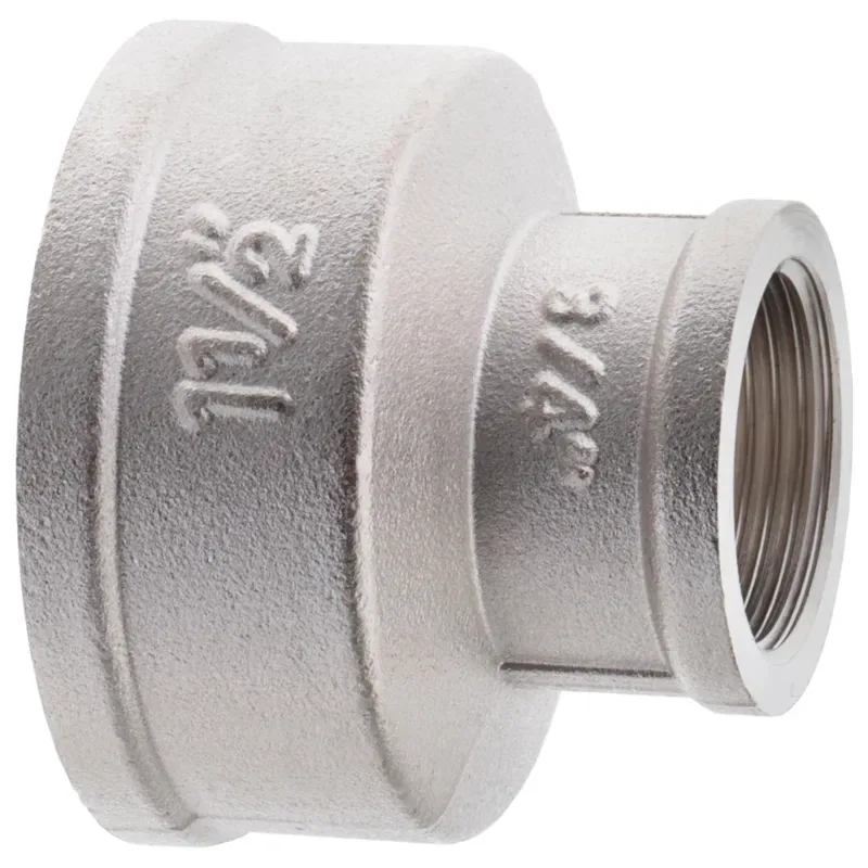 Муфта редукційна Koer латунна 3/4"x1-1/2" нікельована сталевий