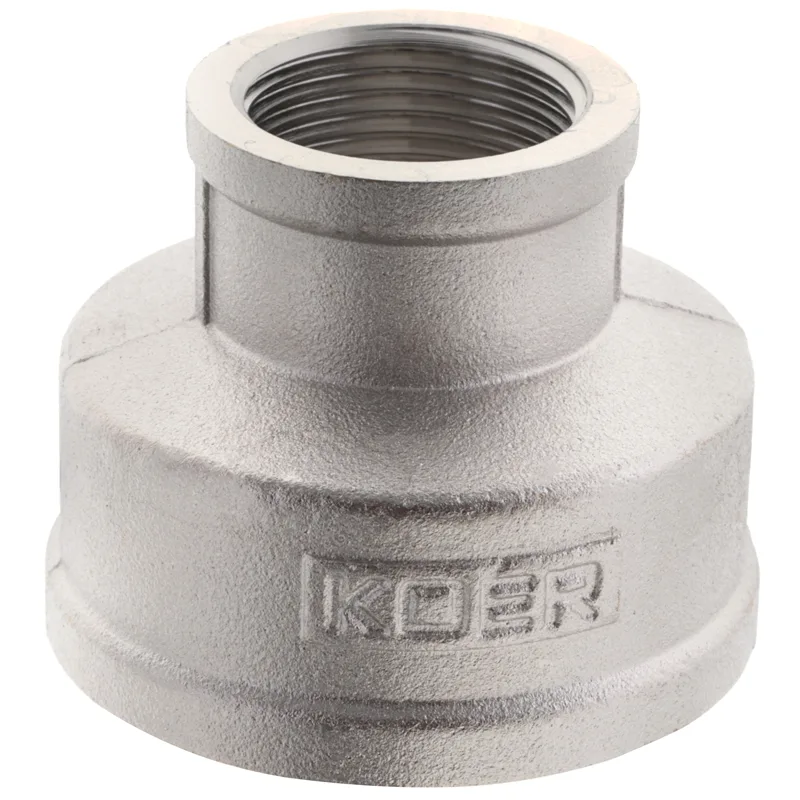 Муфта редукційна Koer латунна 3/4"x1-1/2" нікельована сталевий
