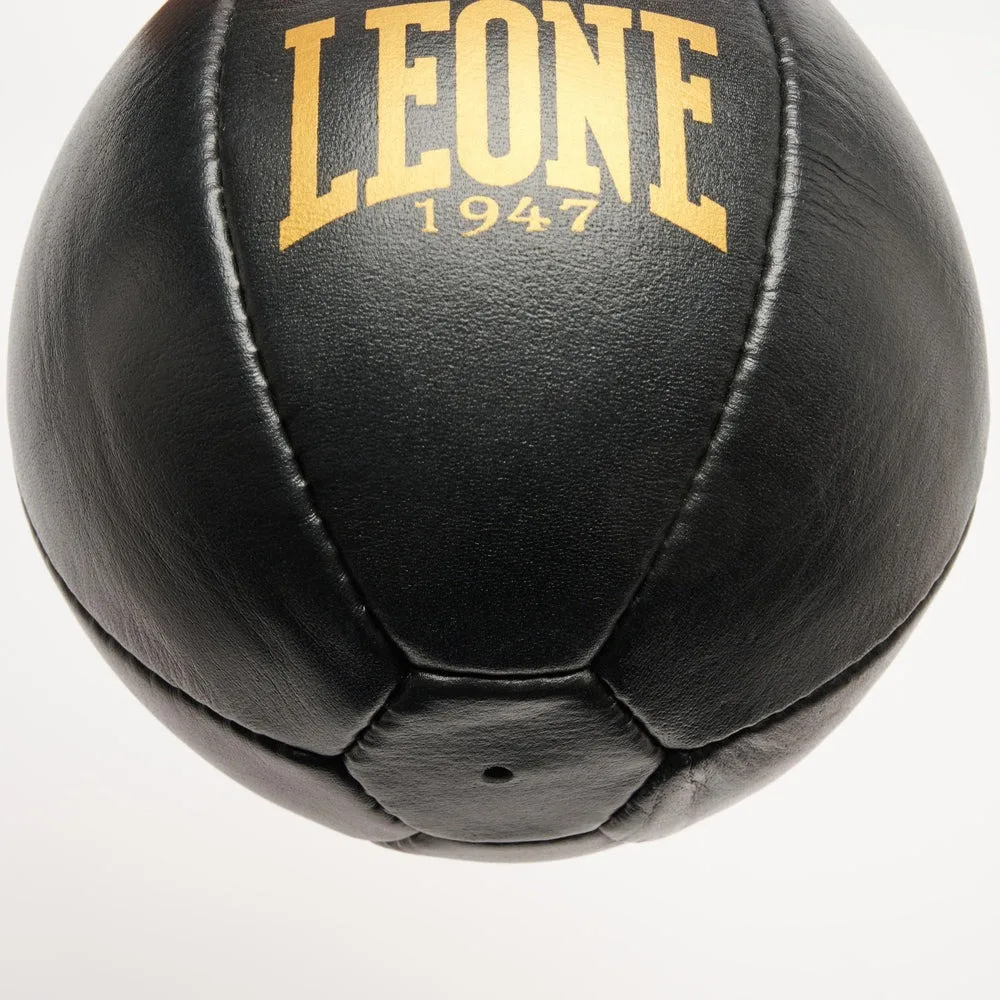 Пневмогруша боксерська Leone натуральна шкіра M чорна