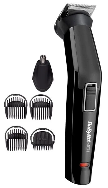Набір для стрижки BaByliss тример сталь чорний 6 насадок акумуляторний