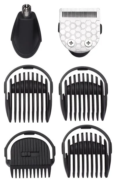 Набір для стрижки BaByliss тример сталь чорний 6 насадок акумуляторний
