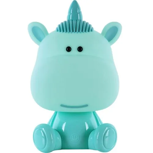 Світильник-нічник LED Unicorn з акумулятором зелений для дитячої спальні нічний світильник RGB